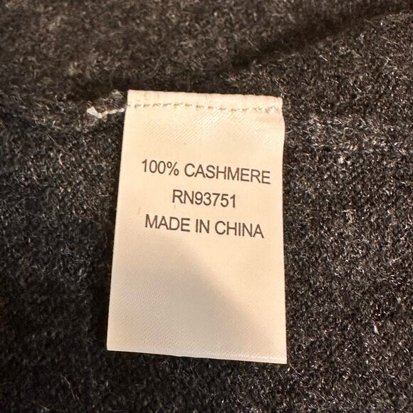 Cashmere Open Front Cardigan Trumpet Sleeves Sz S - Picture 6 of 9